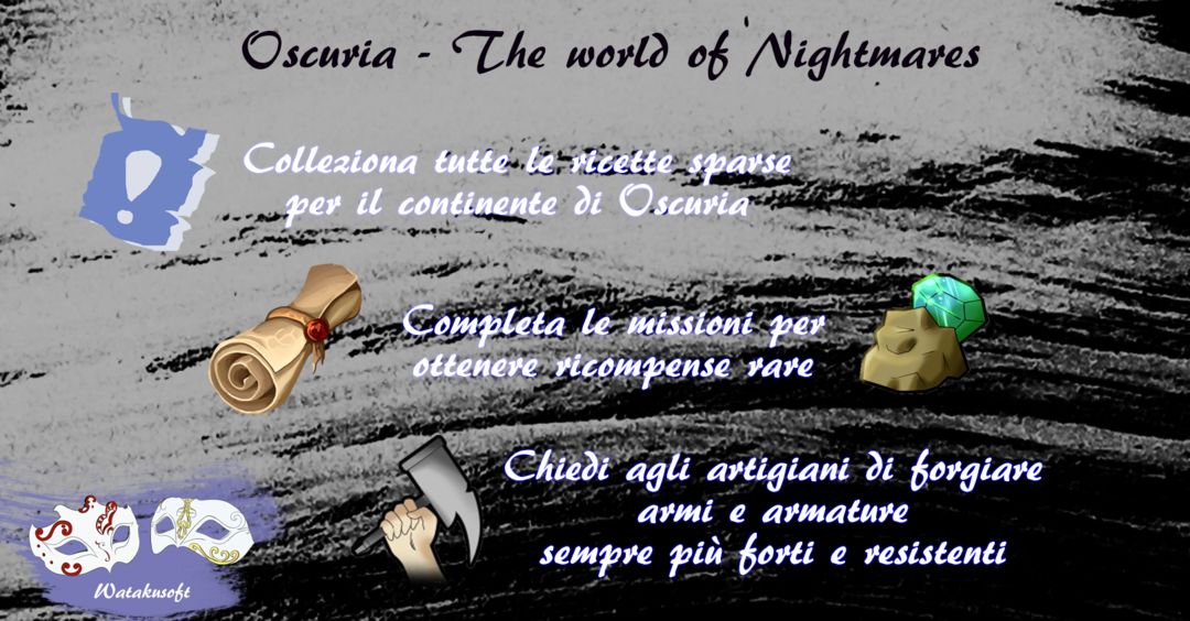 Oscuria - The world of nightmares 게임 스크린 샷
