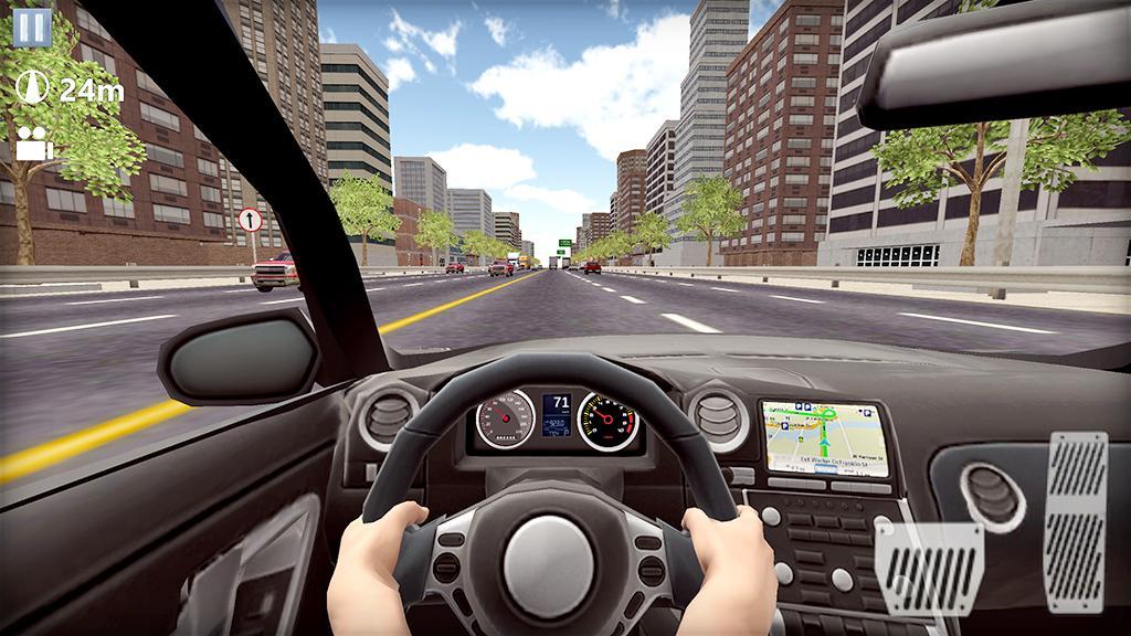 Screenshot 1 of coche juego de carreras 