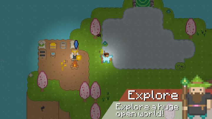Screenshot 1 of Amethlion - ပွင့်လင်းကမ္ဘာ RPG စွန့်စားမှု။ 