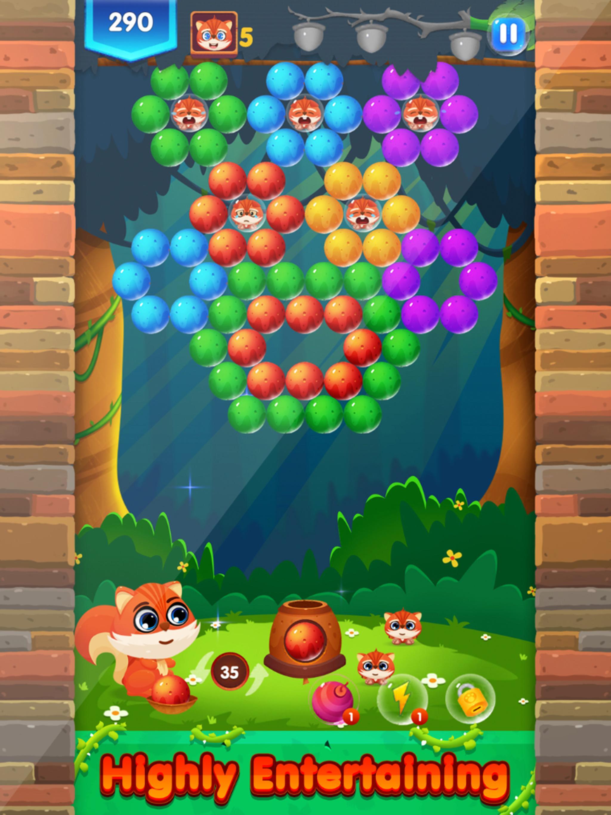 Captura de Tela do Jogo Bubble Shooter: Chip Pop