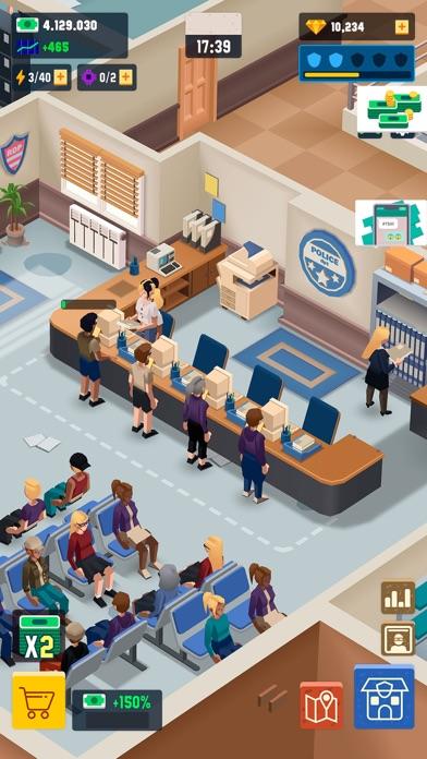 Idle Police Tycoon - Cops Game Game Screenshot