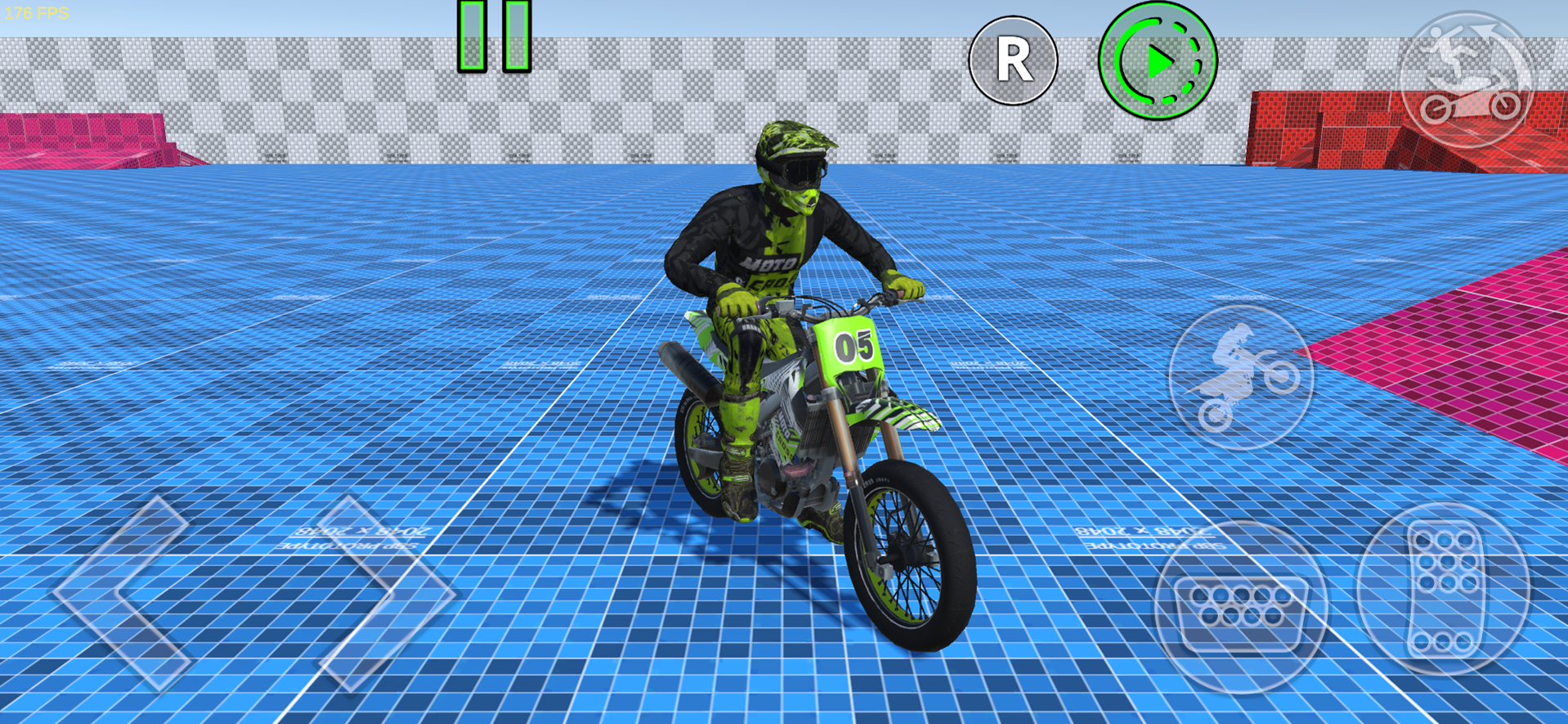 Motorcycle Ragdoll Dummy Game Screenshot