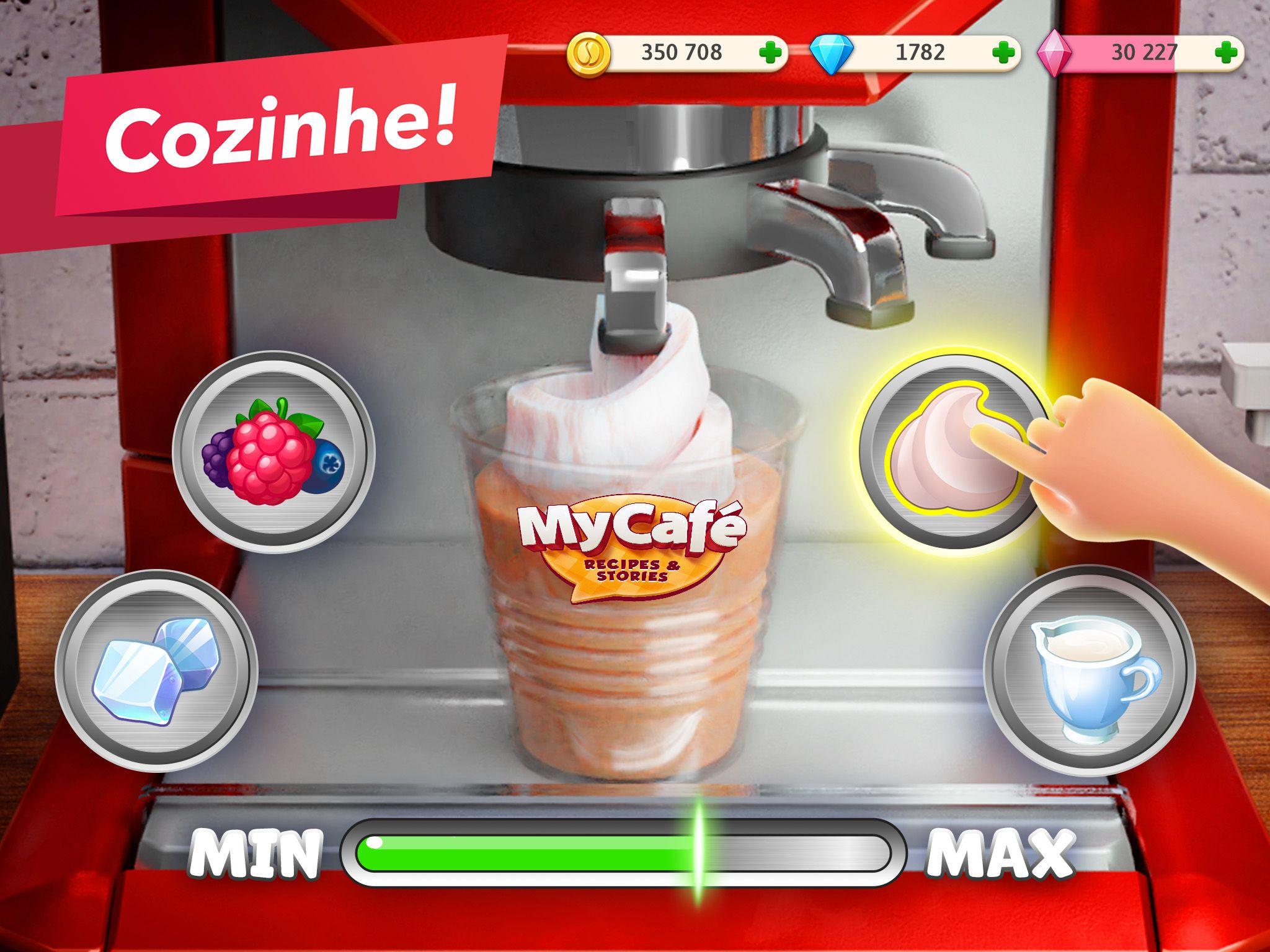 Captura de Tela do Jogo Minha Cafeteria - Restaurante