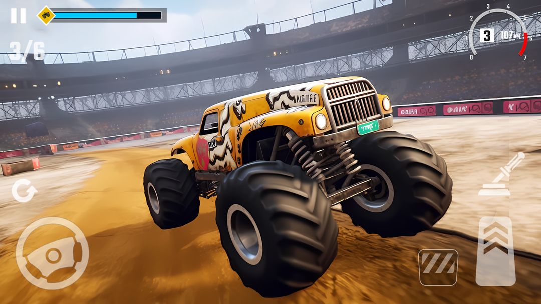 Screenshot of 4x4 Monster Truck Racing Games