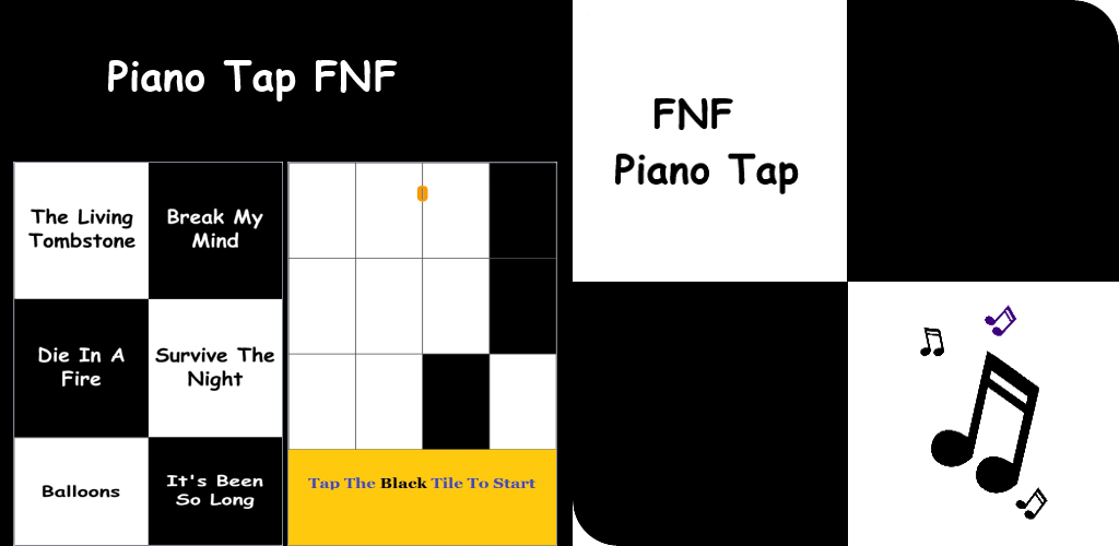 Banner of Ketuk Piano - fnf 14