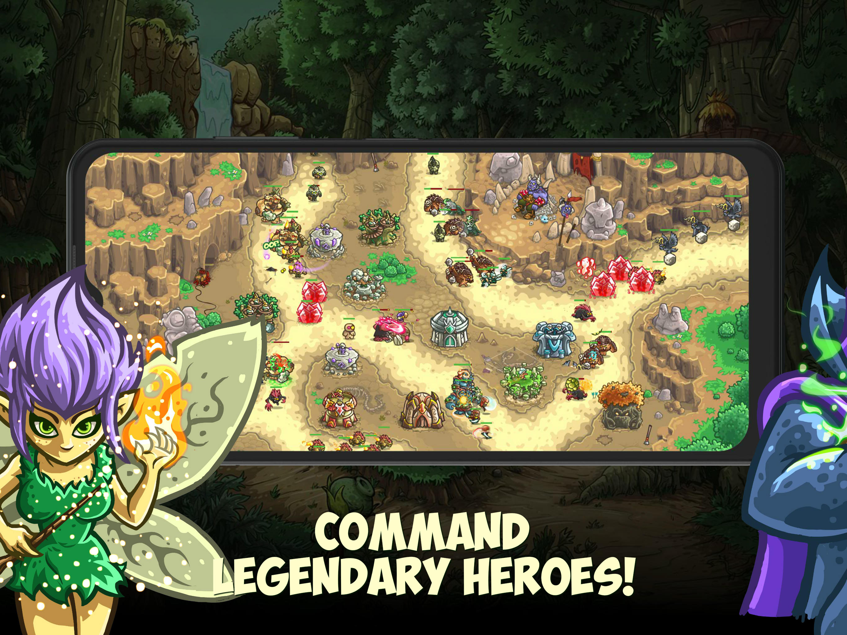 Kingdom Rush Origins TD Game Screenshot