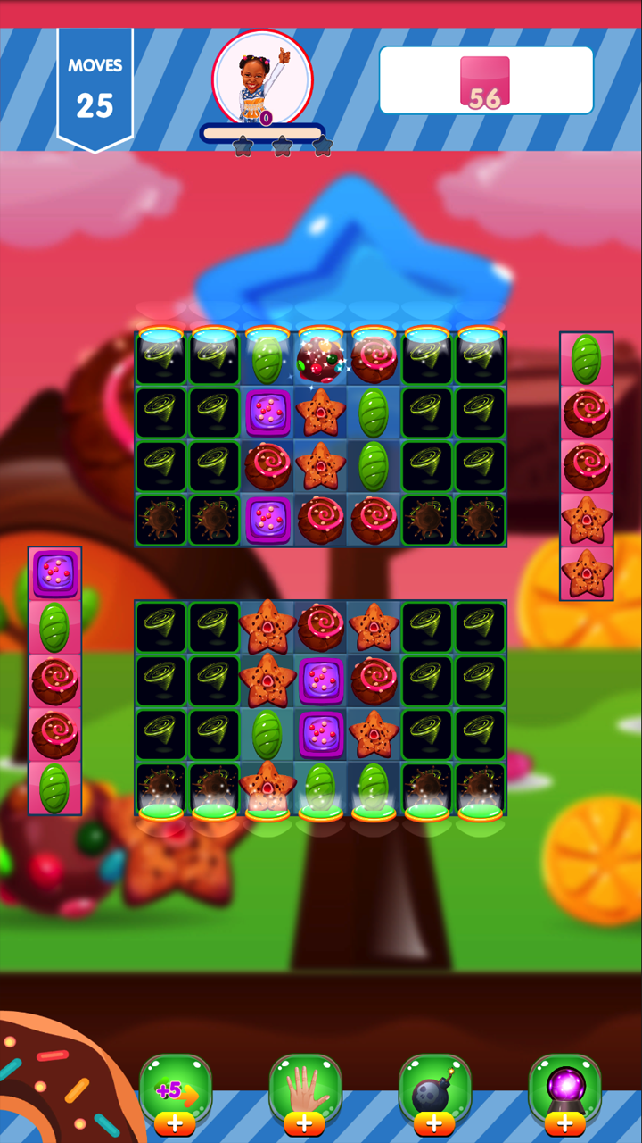 Candy and Cookie Crunch screenshot game