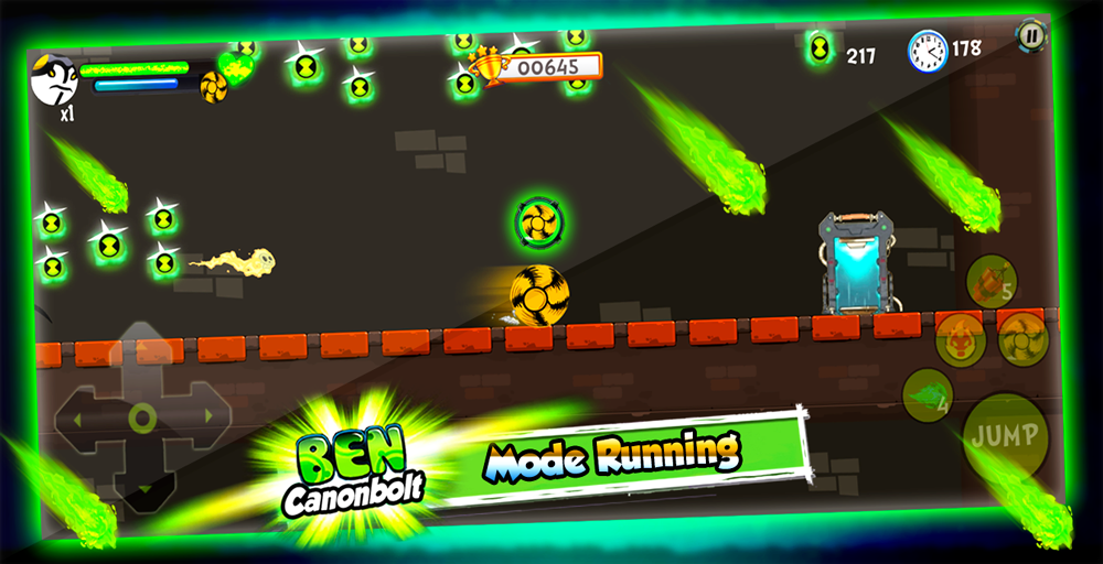 👽 Alien Ben Canonbolt Transform Game Screenshot