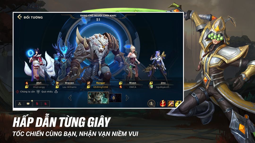 Screenshot of LMHT: Tốc Chiến