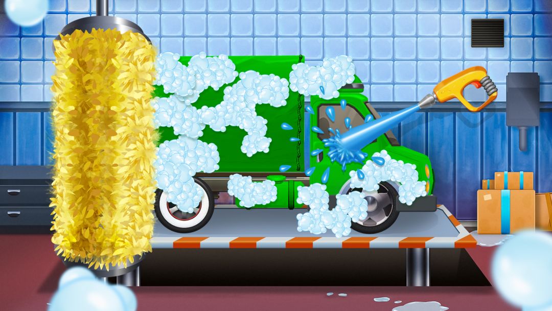 小鬼車庫：兒童汽車維修遊戲遊戲截圖