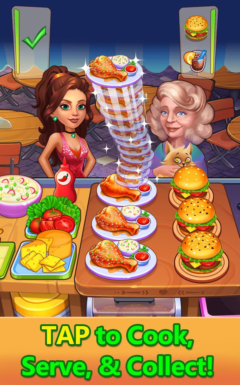 Screenshot 1 of 쿠킹 투어: 크레이즈 패스트 레스토랑 쿠킹 게임 1.0.31