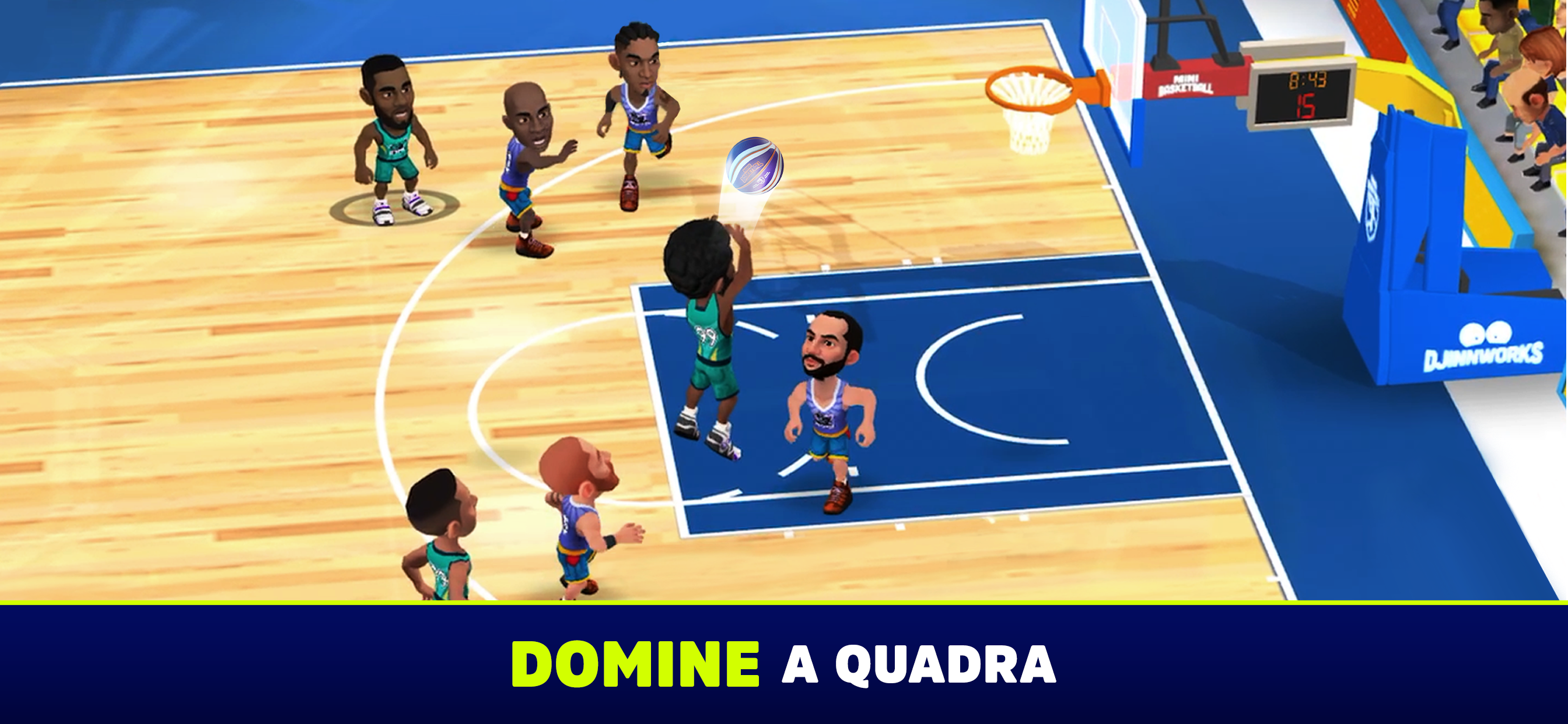 Captura de Tela do Jogo Mini Basketball