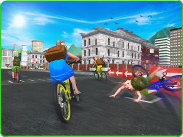 Kids School Time Bicycle Race Game Screenshot