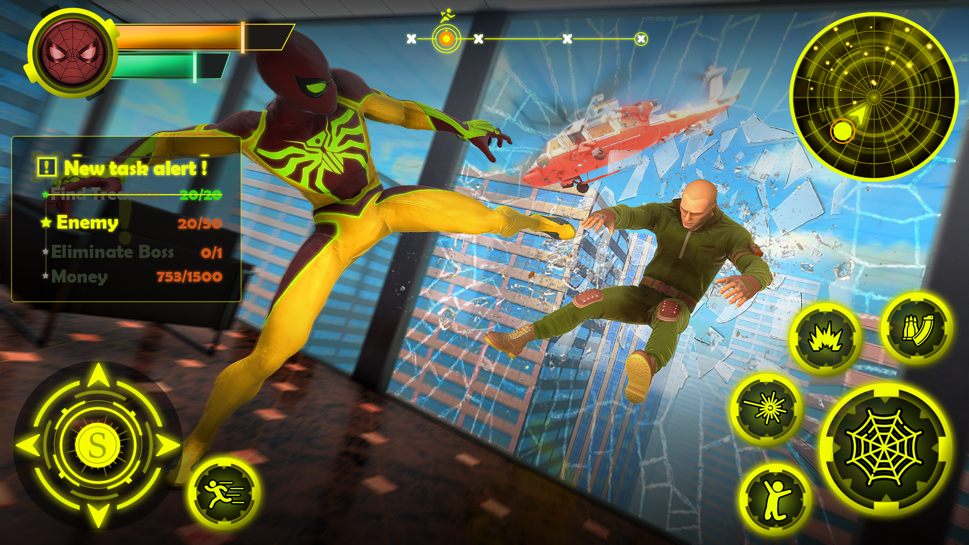 Spider Fighter: Rope Hero Game android iOS-TapTap