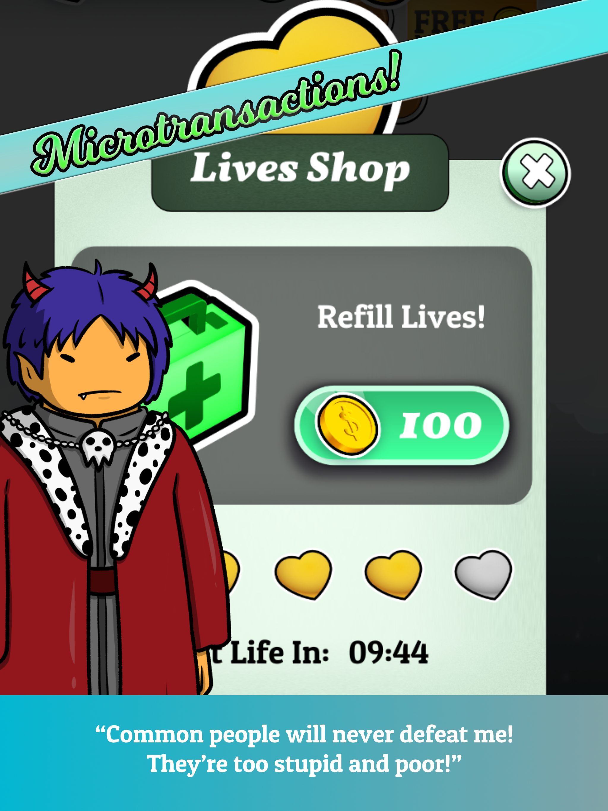 Guildmaster Story Game Screenshot