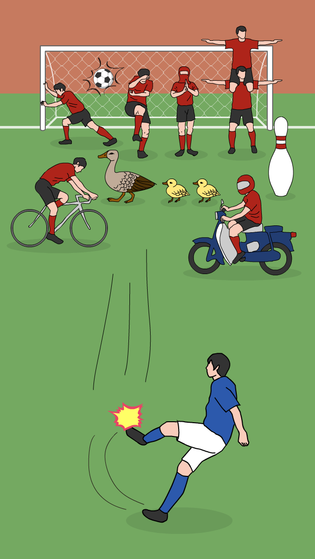 Crazy Freekick Game Screenshot