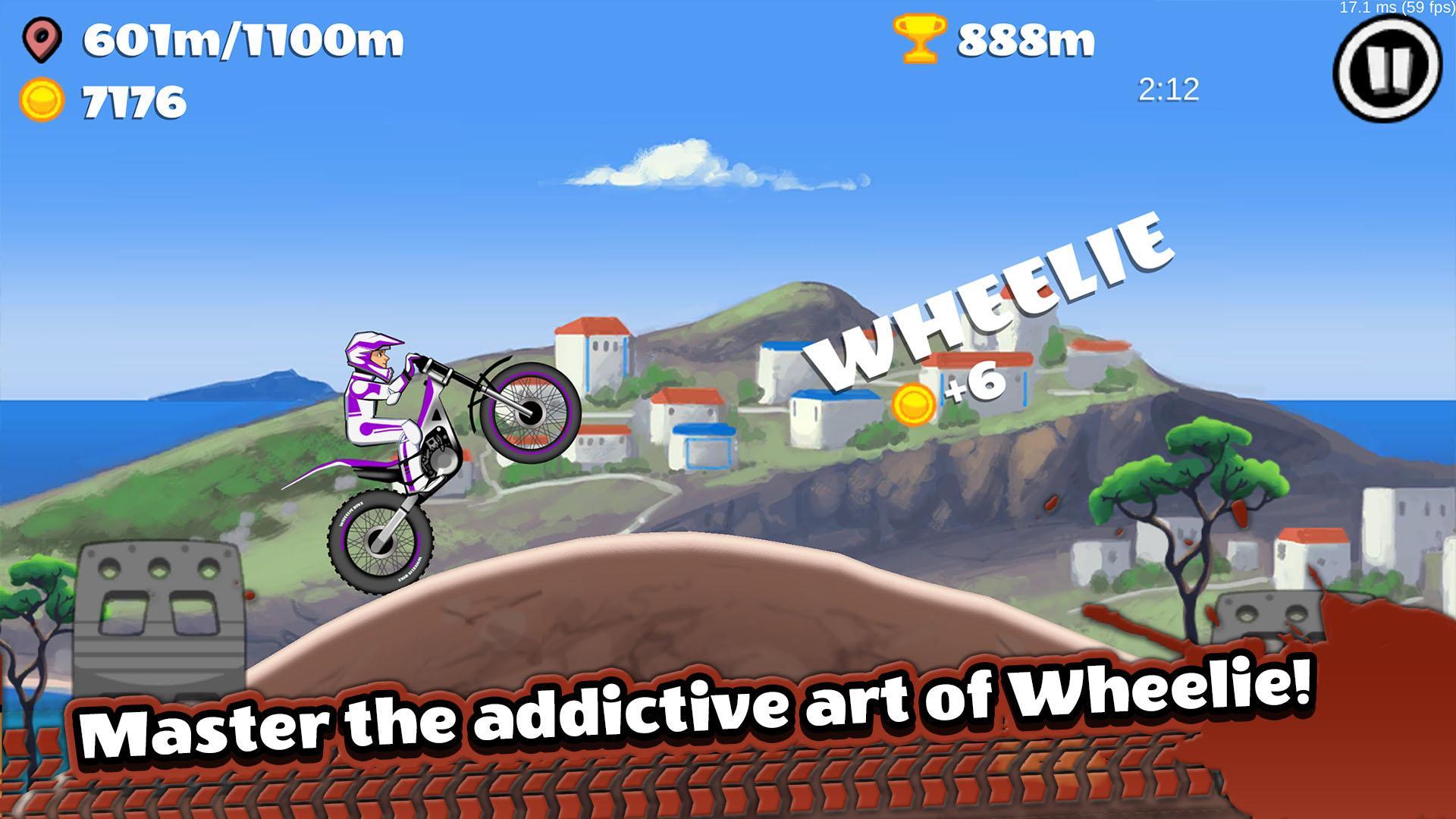 Wheelie Racing ภาพหน้าจอเกม