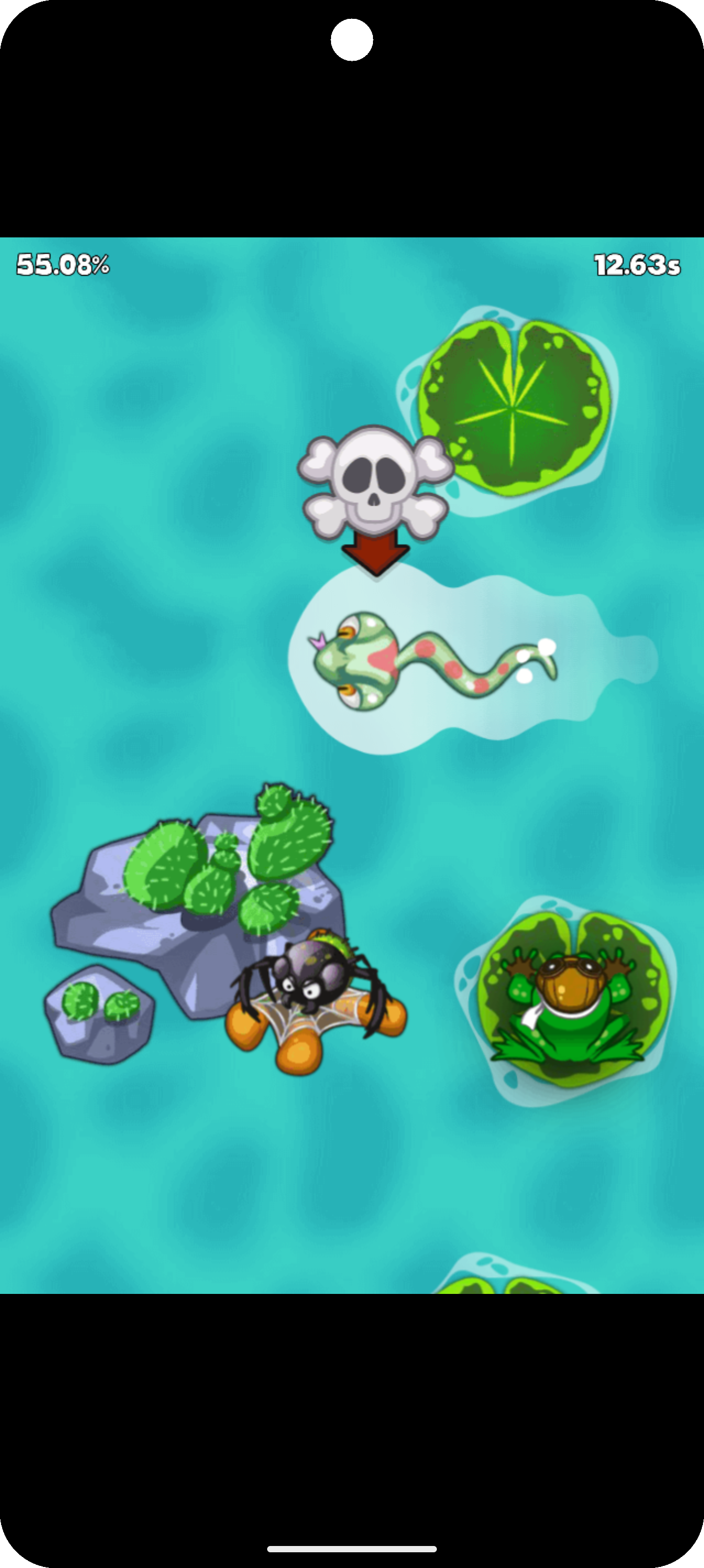 Frog Hop Game Screenshot