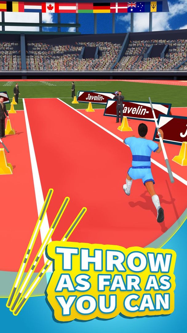 Screenshot of Summer Sports: Javelin