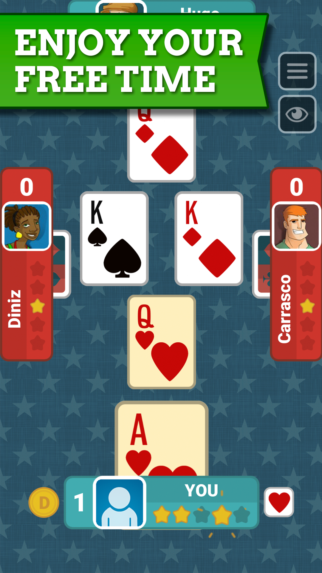 Screenshot 1 of Euchre Free: Classic Card Game 3.9.0