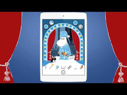 Screenshot of the video of Moomin Costume Party