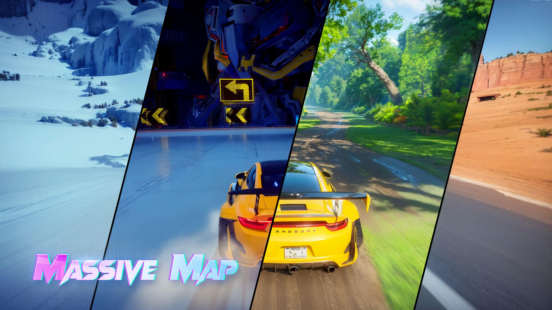 Free Racing: 3v3 Game Screenshot