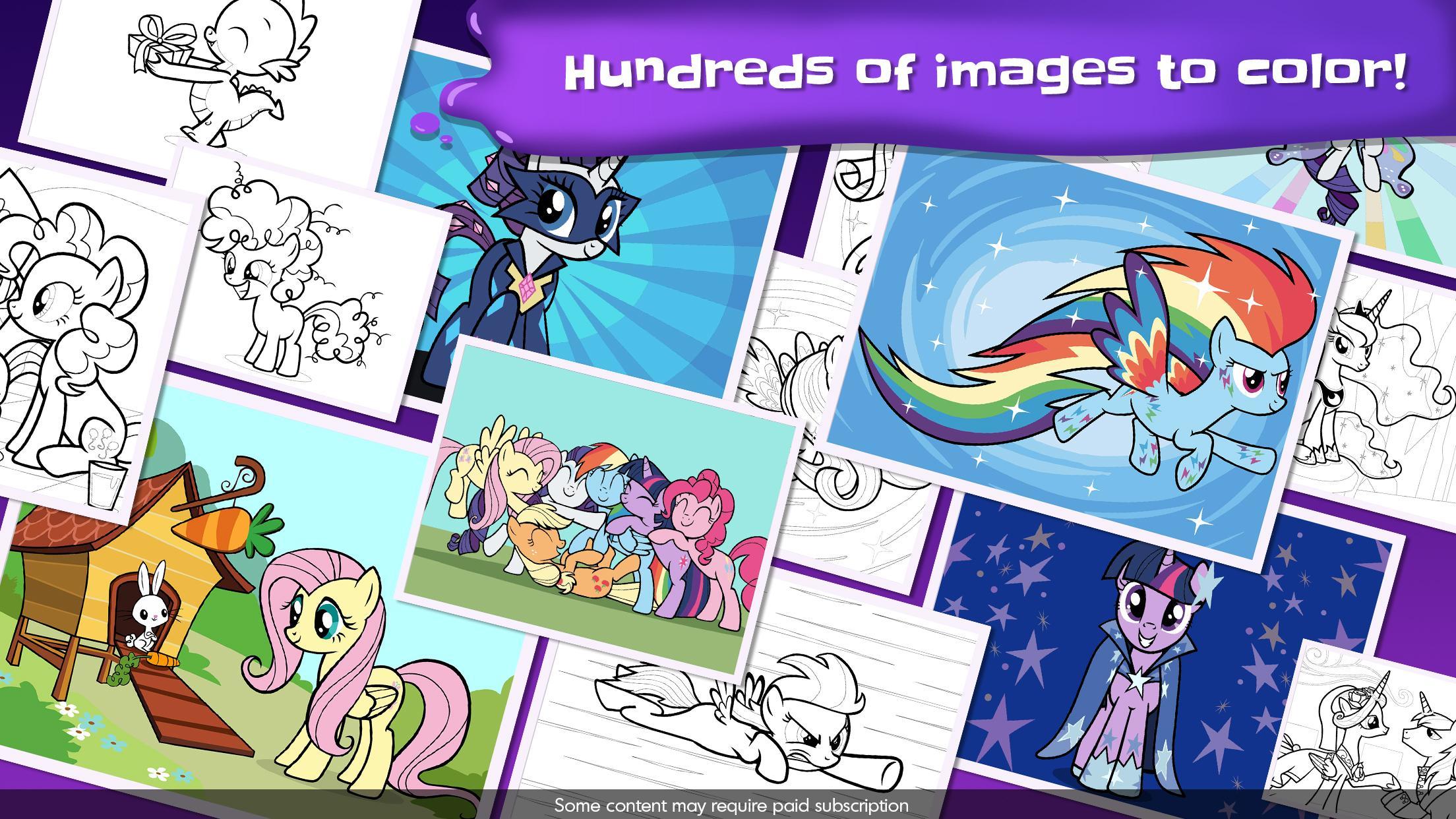 My Little Pony Color By Magic Game Screenshot