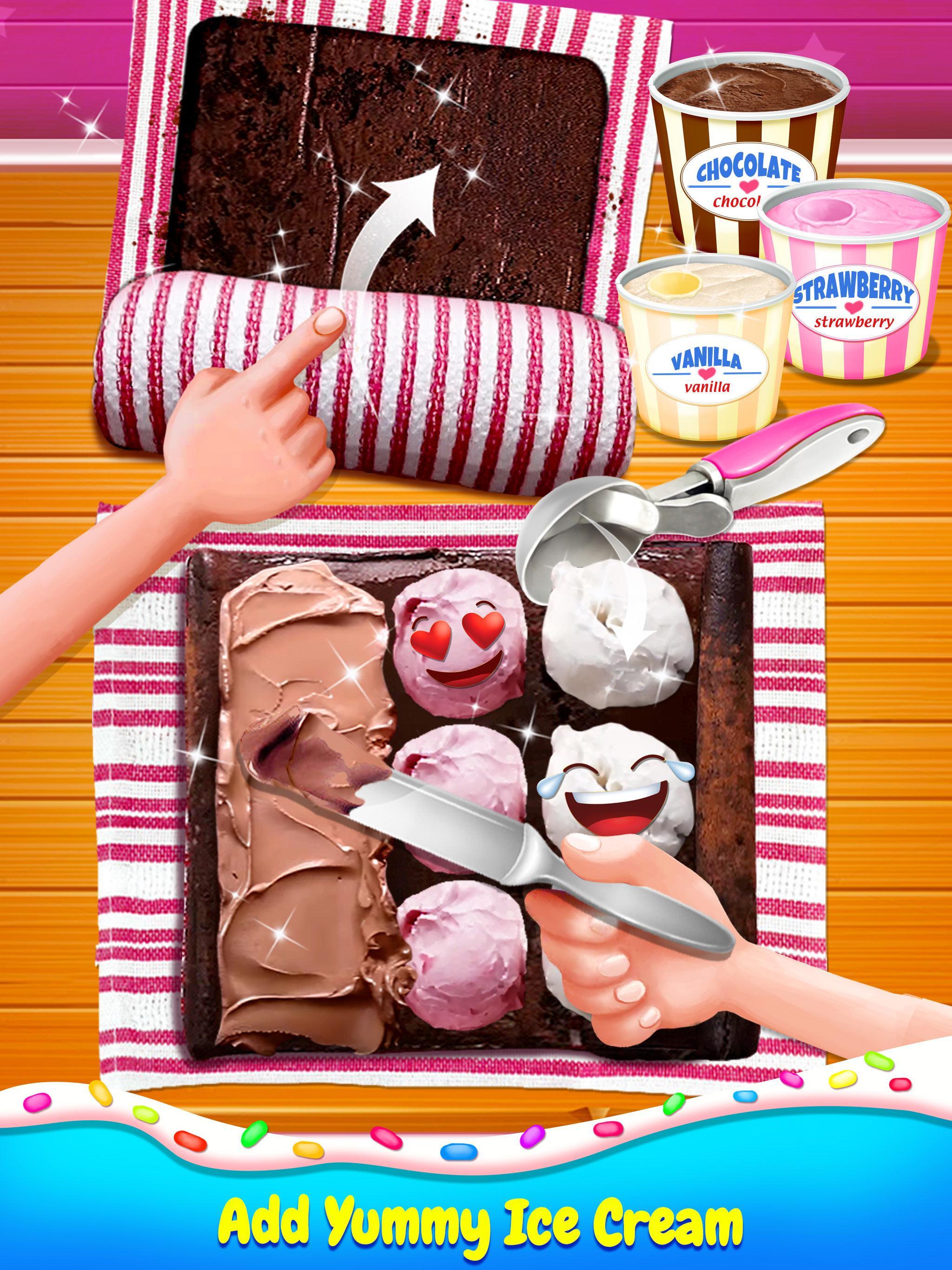 Screenshot 1 of Ice Cream Cake Roll Maker - Super Sweet Desserts 2.0.3