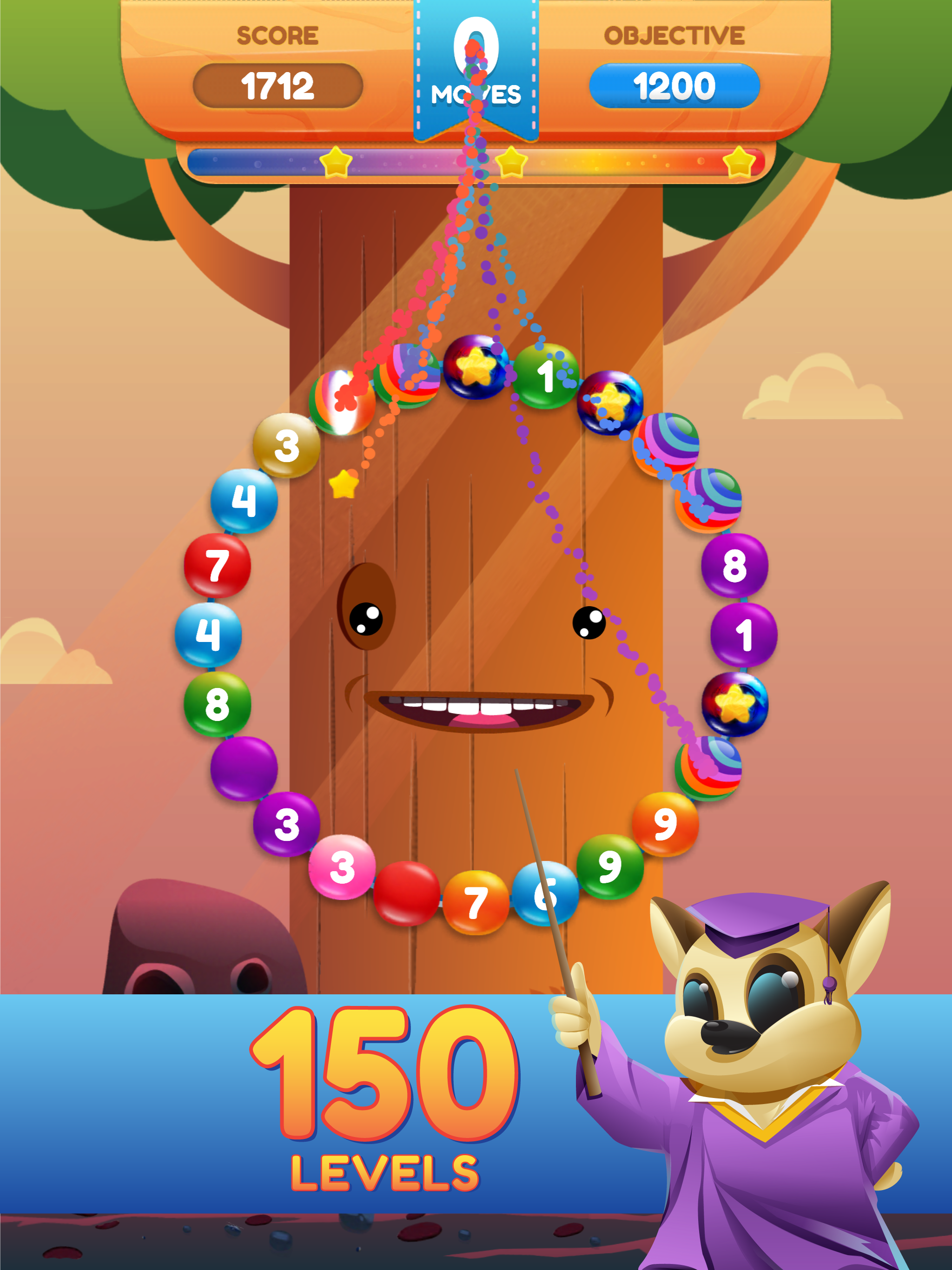 Circle Sweep - Logic Puzzle! Game Screenshot