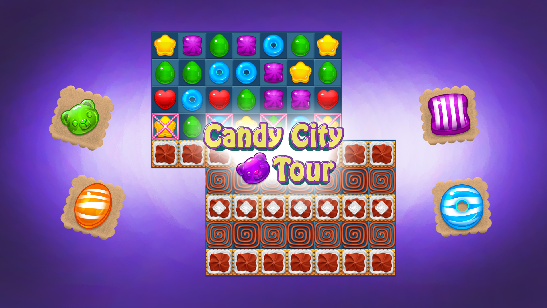Candy City Tour Game Screenshot