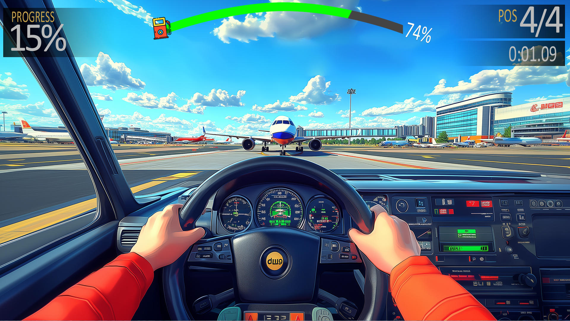 Cuplikan Layar Game Airplane Car Transporter Game