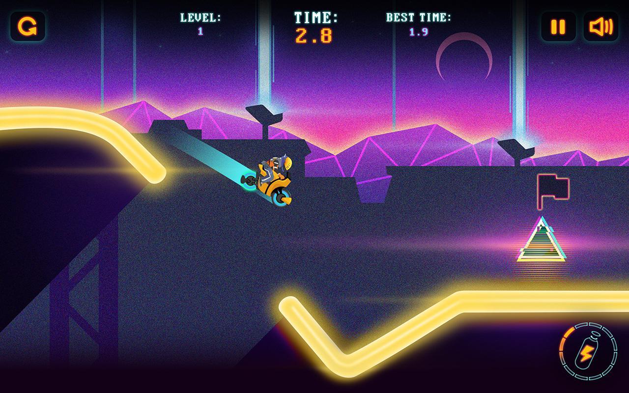 Neon Motocross ゲームのスクリーンショット