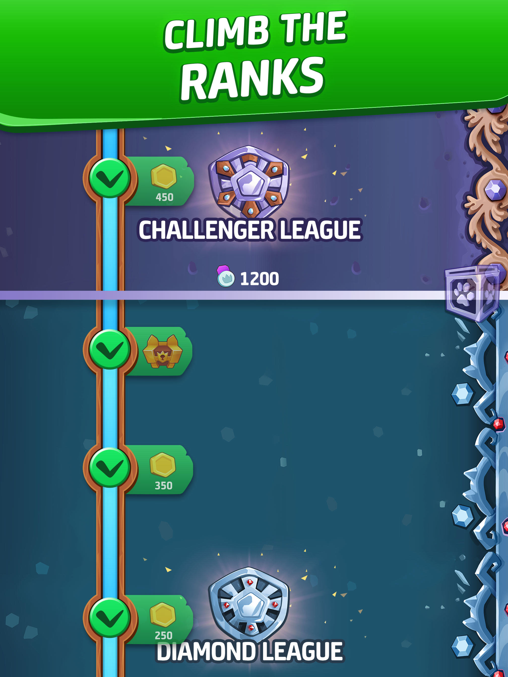 Cat Force - PvP Match 3 Game Game Screenshot