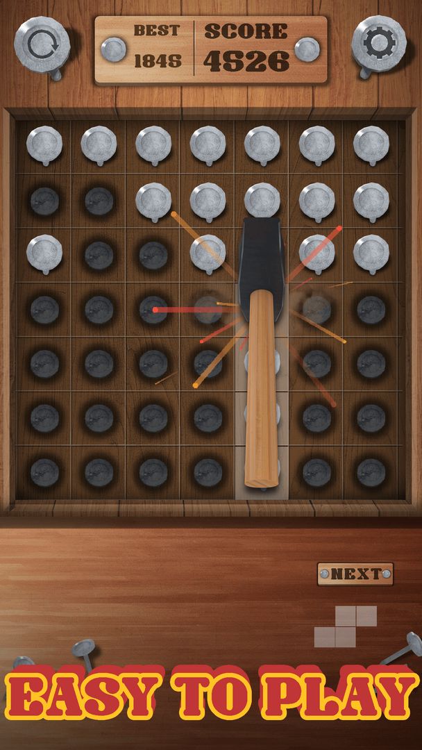 Screenshot of Hammering : Block Puzzle