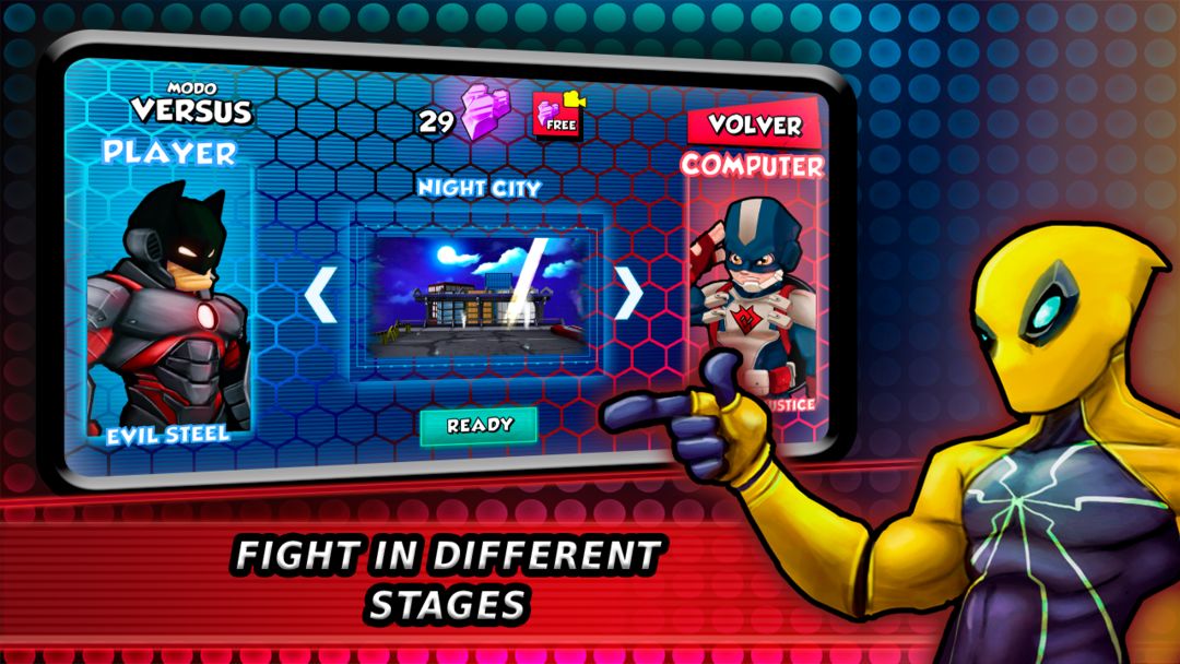 Superheroes Fighting Games screenshot game