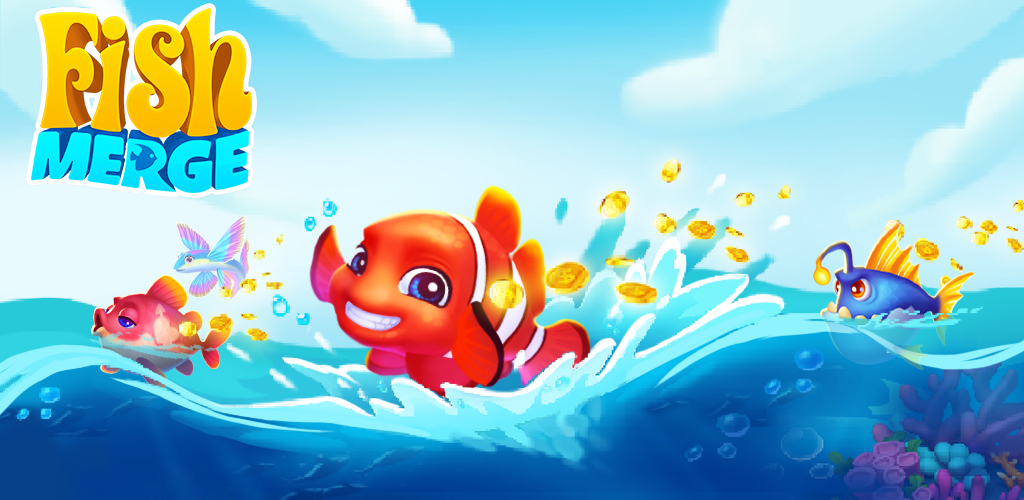 Banner of Merge Fish - Tap Click Idle Tycoon 