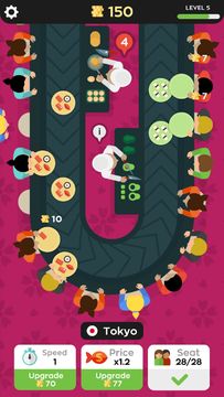 Sushi Bar Idle Game Screenshot