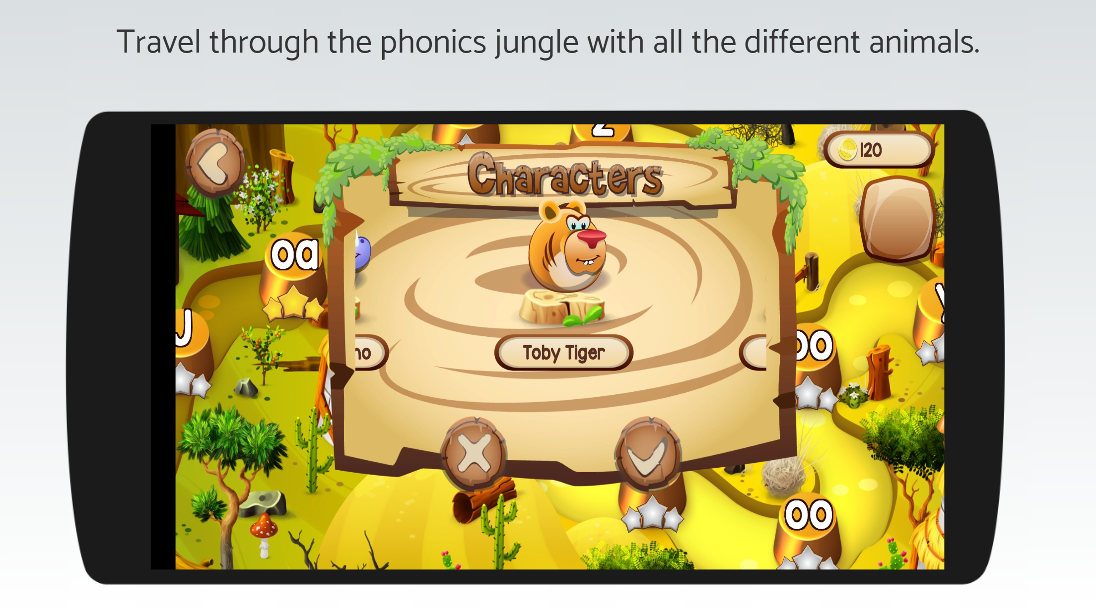 Swing 'N' Slide - ABC and Phonics Games Game Screenshot
