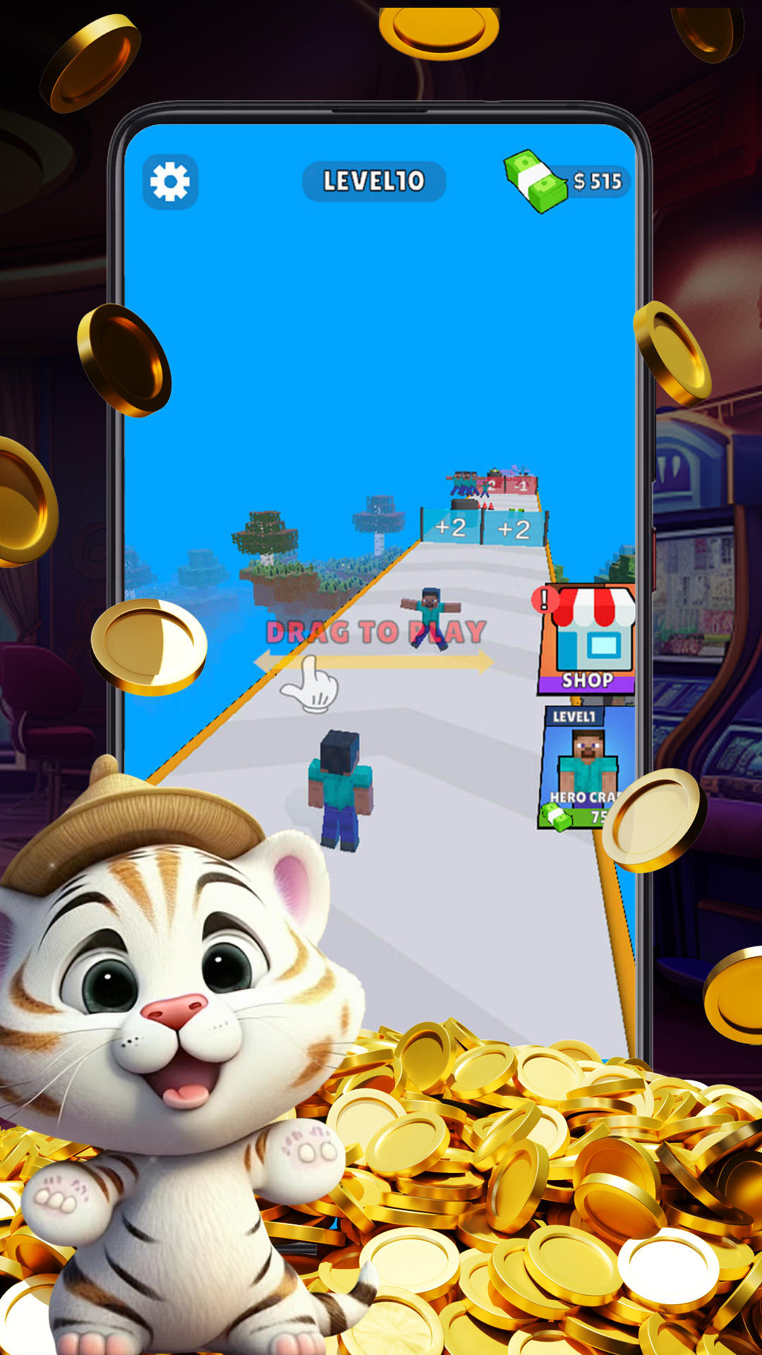 Hero Craft Shooter Run 3D for Android/iOS - TapTap