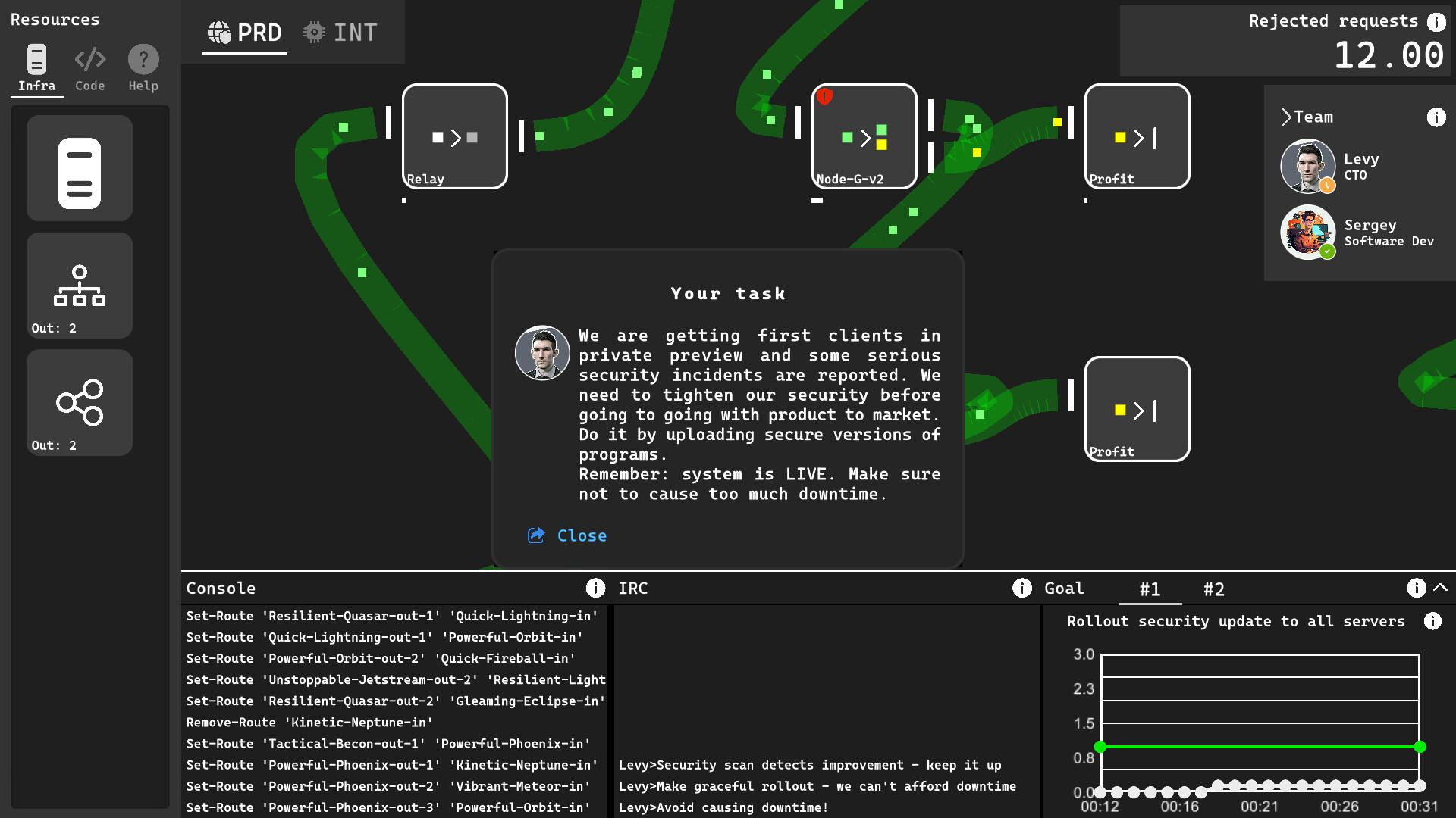 SysOps Saga Game Screenshot