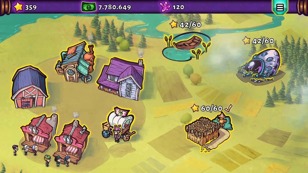 Alien Food Invasion screenshot game