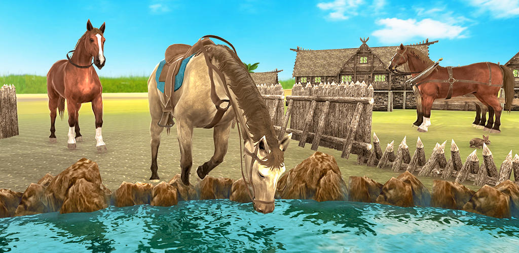 Download do APK de jogo de equitação - simulador de cavalo 3d