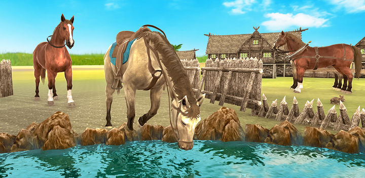 Download do APK de cavalo corrida jogos 3d para Android