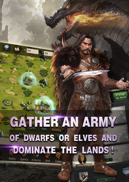 Elves vs. Dwarves ゲームのスクリーンショット