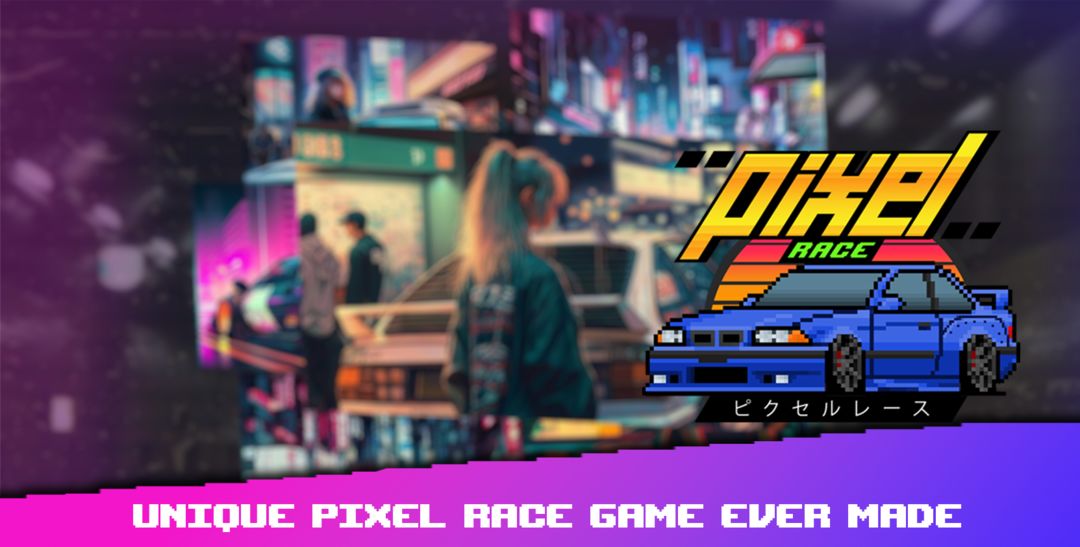 Pixel Car: Reckless Cafe Racer 게임 스크린 샷