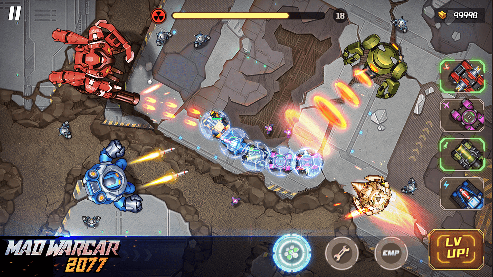 Mad Warcar 2077 Game Screenshot
