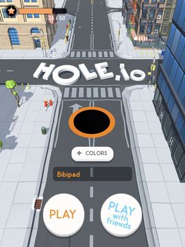 Hole.io 게임 스크린샷