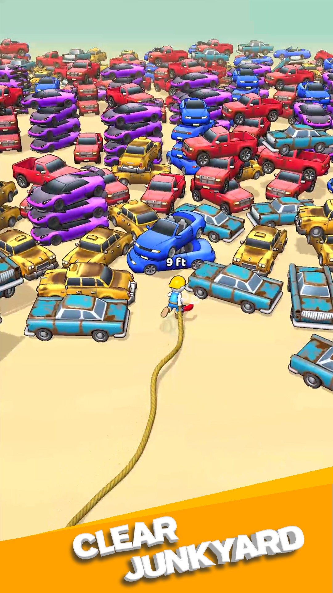 Cuplikan Layar Game Car Junkyard