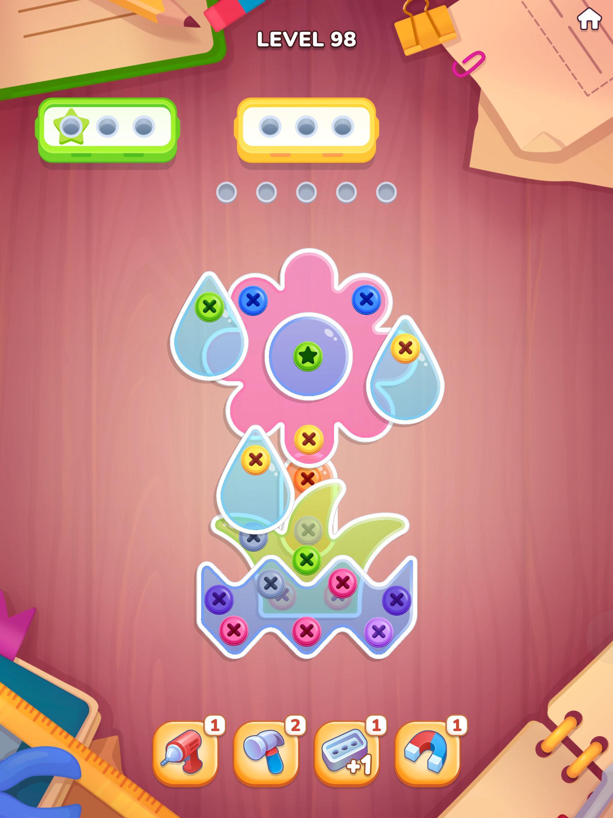 Screw Stars: Unlock and Solve Game Screenshot