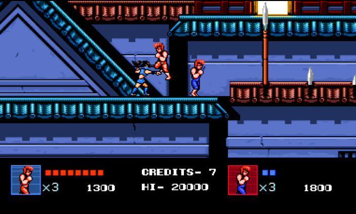 Cuplikan Layar Game Double Dragon 4